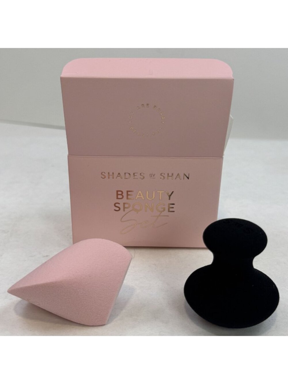 Shades By Shan Beauty Sponge Set of 2 Pro-Level Makeup Latex-Free Soft NEW